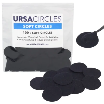 Ursa Soft Circles Lav Covers (100x, Black)