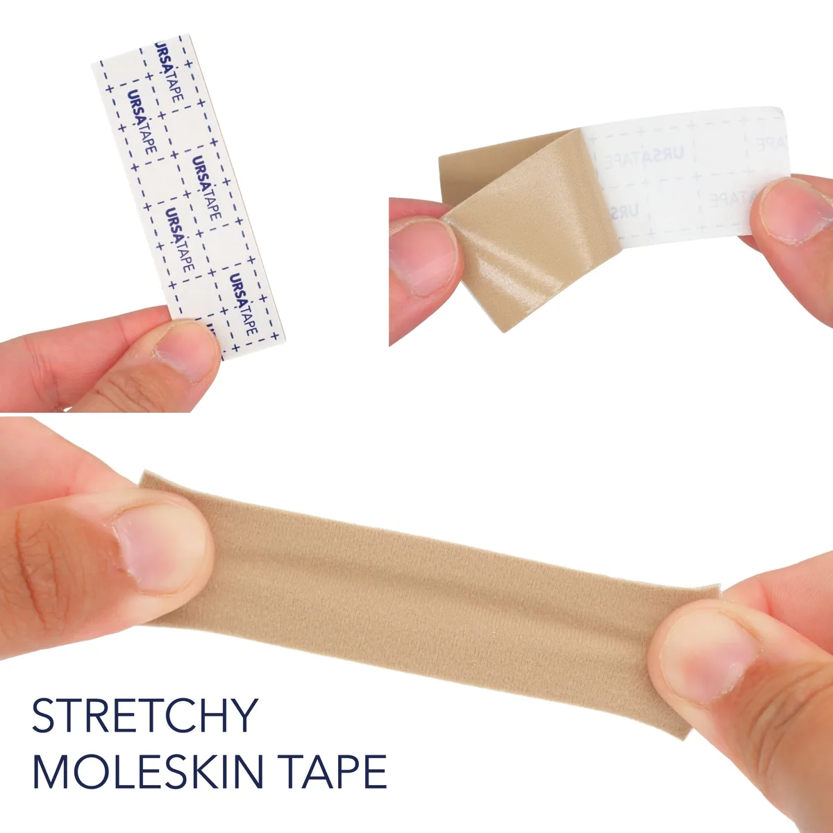 Ursa Tape – 30x Small Soft Strips for Lav Mics (Beige)