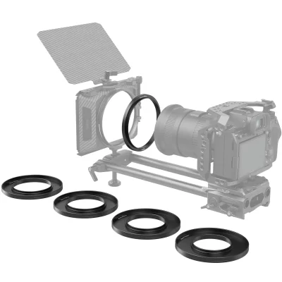 SmallRig Matte Box Adapter Ring Kit for Mini Matte Box (52/55/58/62/86-95mm)