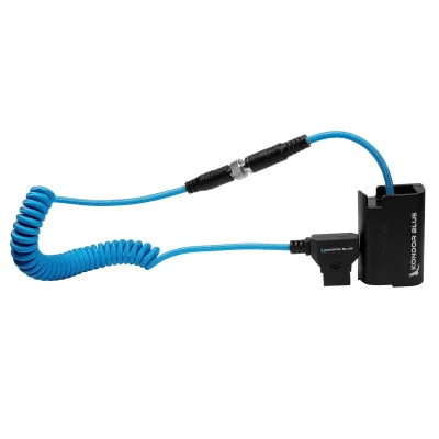 Kondor Blue D Tap to Lumix S5 GH5 DMW-BLK22 Dummy Battery Cable (90 cm)