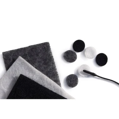 Rycote Undercovers Lavalier Wind Cover (10 Black, 10 Gray, 10 White, Stickies)