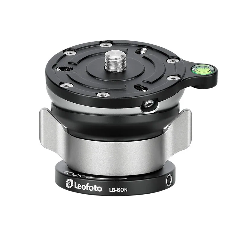 Leofoto LB-60N Levelling Base with Butterfly Handle with 60mm Plate