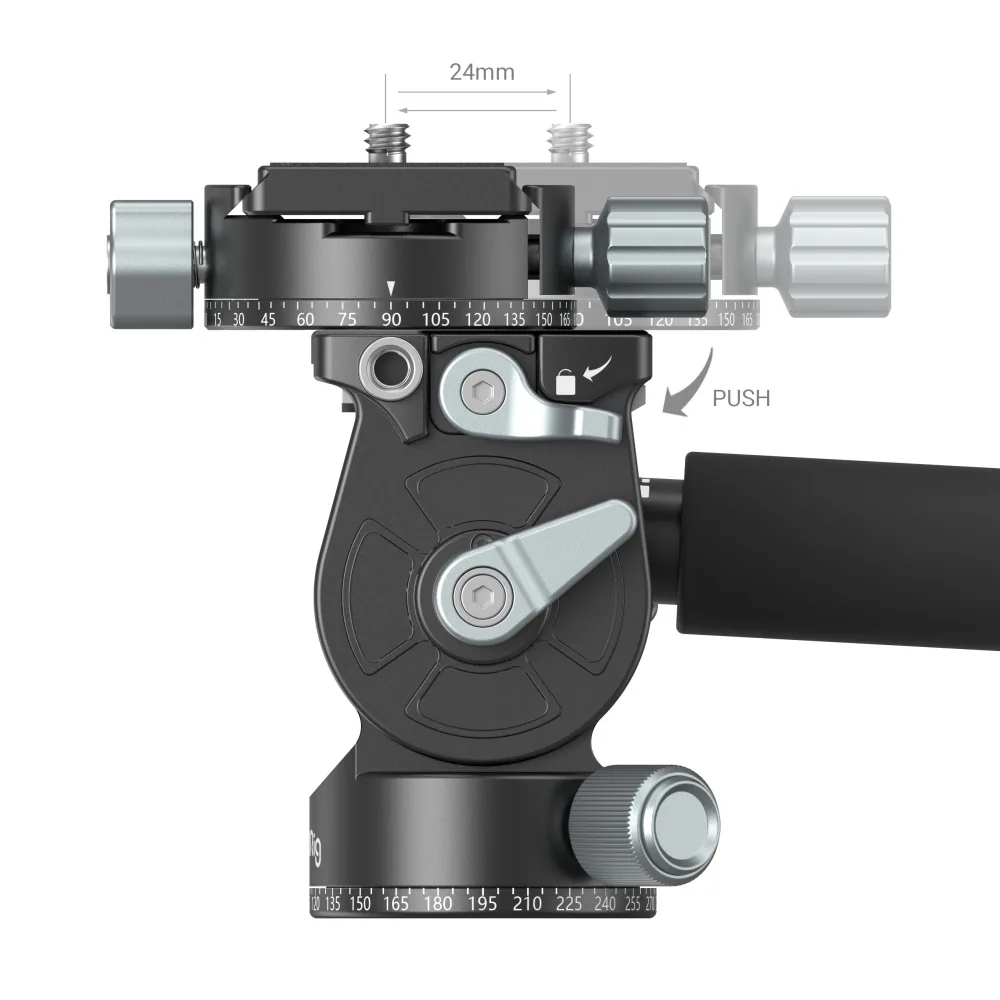 SmallRig Lightweight Fluid Video Head