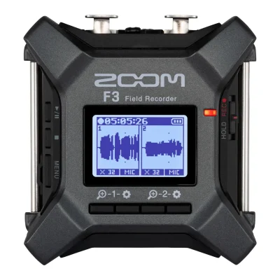 Zoom F3 2-Input / 2-Track Portable Field Recorder