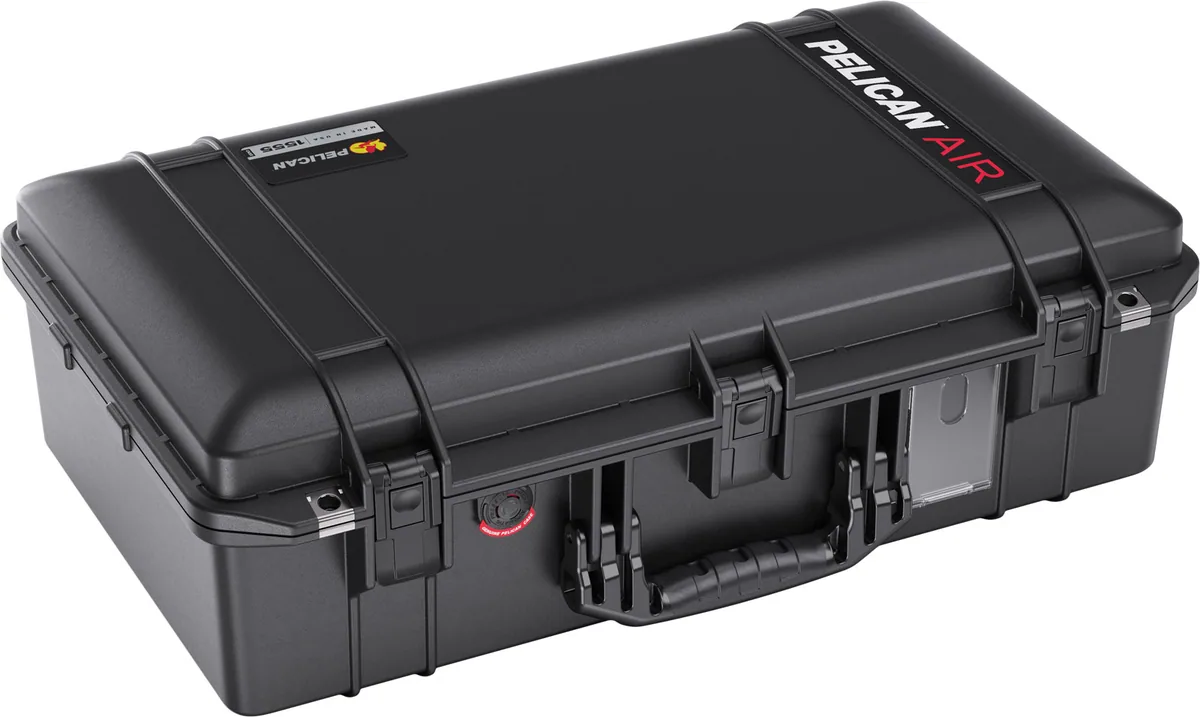 Pelican 1555 Air Case (Black, With Foam)
