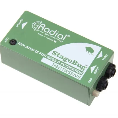 Radial SB-2 – Compact Passive DI for Bass, Keyboards & Active Instruments