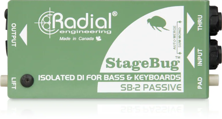 Radial SB-2 – Compact Passive DI for Bass, Keyboards & Active Instruments