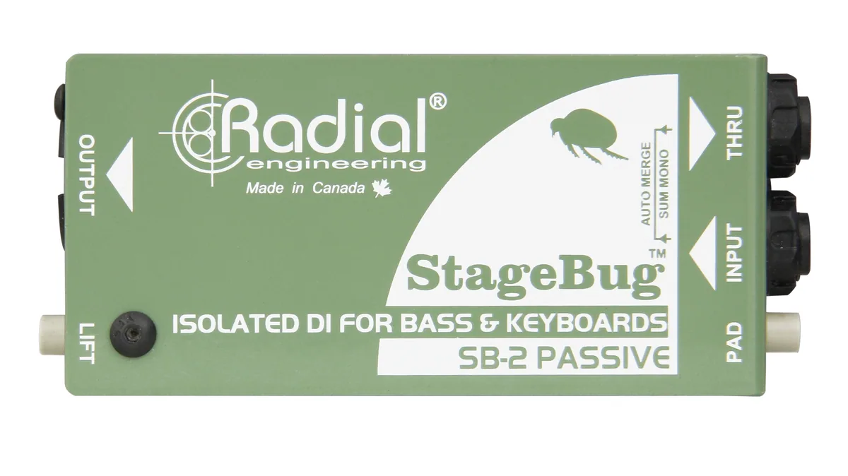 Radial SB-2 – Compact Passive DI for Bass, Keyboards & Active Instruments