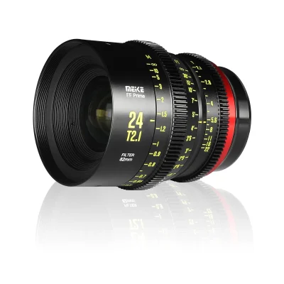 Meike 24mm T2.1 Full-Frame Prime Cine Lens (E-Mount, Feet/Meters)