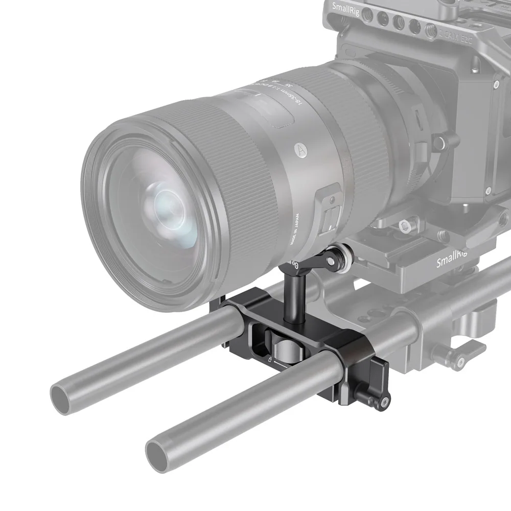 SmallRig 2727 Universal 15mm LWS Rod Mount Lens Support
