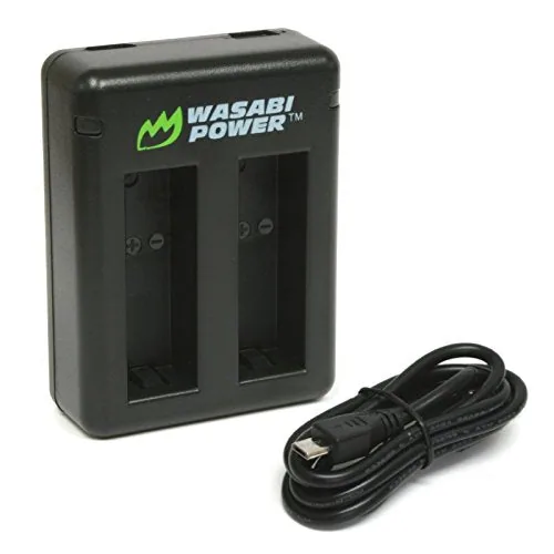 Wasabi Power GoPro Hero 9/10/11/12 Black, & GoPro Enduro Battery Dual USB Charger