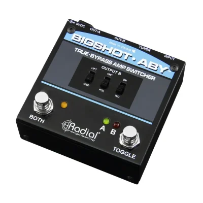 Radial Engineering BigShot ABY True-Bypass Amplifier Switcher with Tuner Out and LED Lights