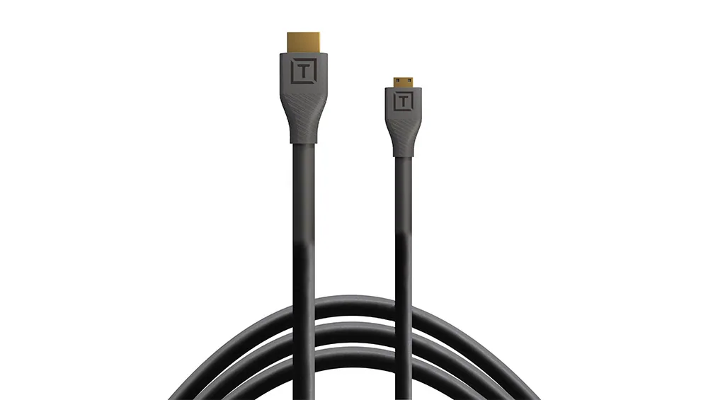 Tether Tools Tetherpro HDMI Micro 2.0 To HDMI 2.0 (3m, Black)