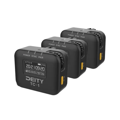 Deity TC-1 Wireless Timecode Generator Box 3-Pack Kit (Bluetooth, 2.4 GHz)
