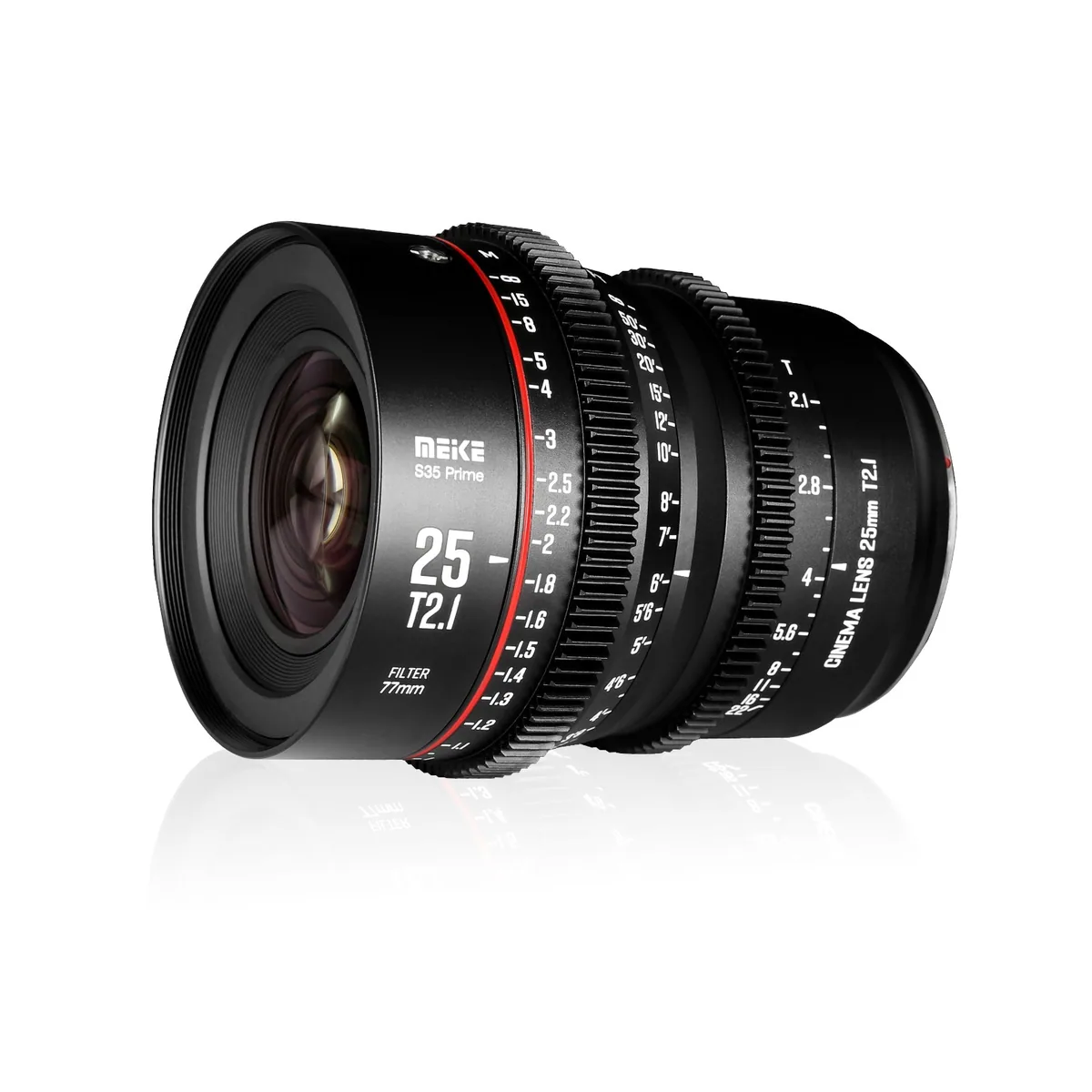 Meike 25mm T2.1 Super35 Prime Cine Lens (EF Mount)