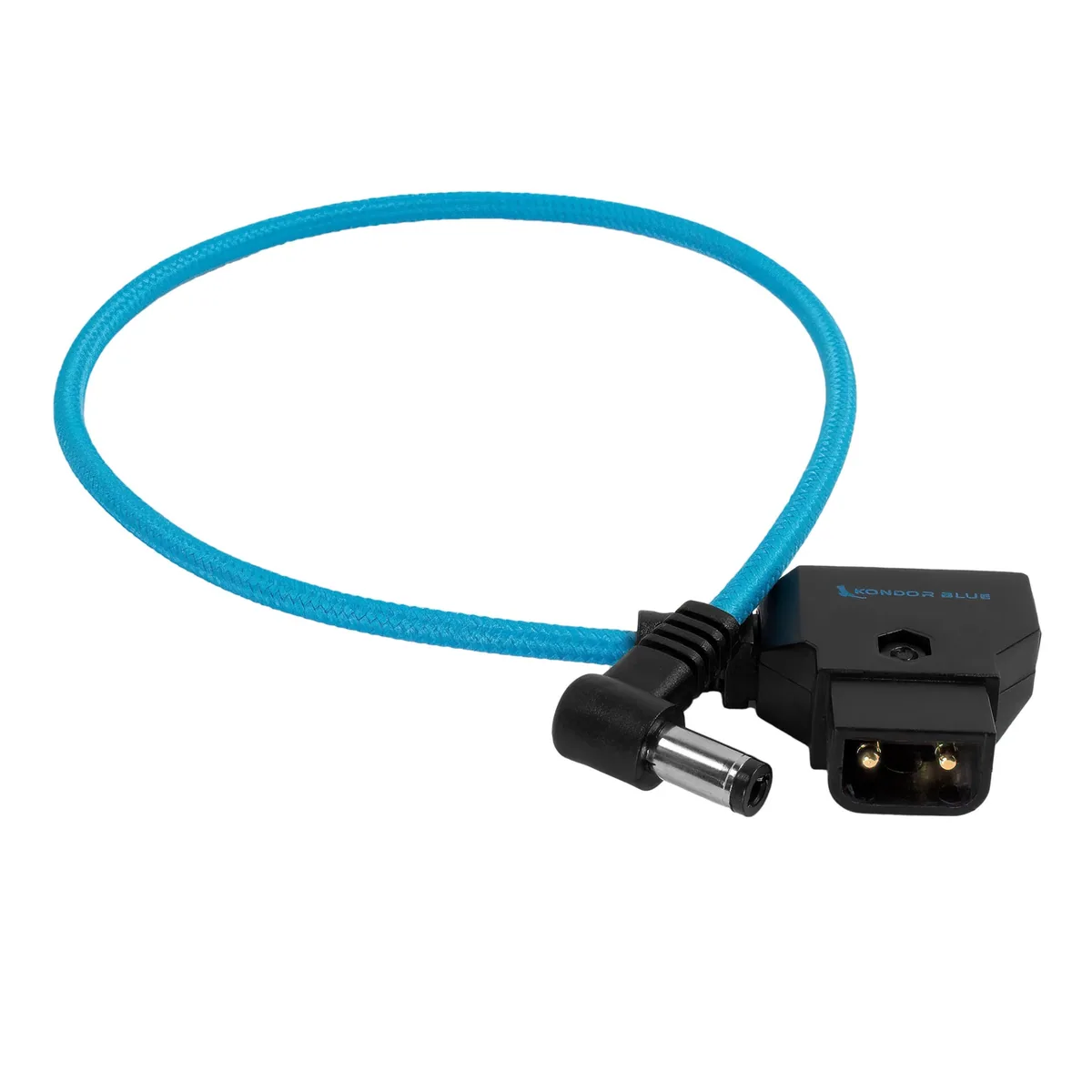 Kondor Blue Straight D-Tap to DC 2.5mm Right-Angle Cable (38cm)