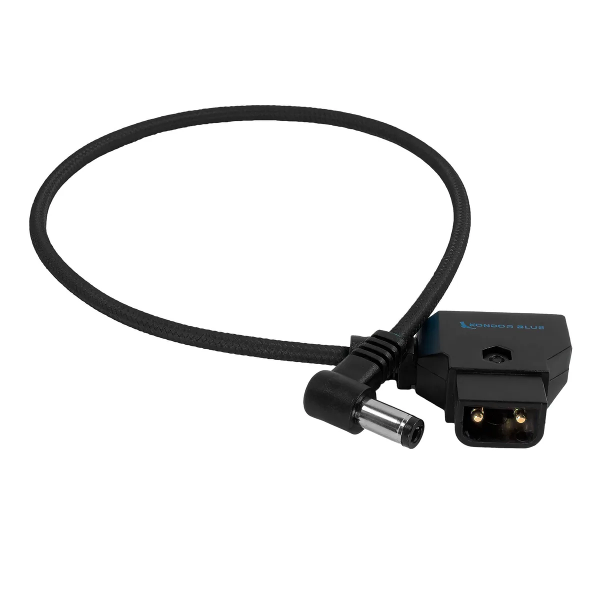 Kondor Blue Straight D-Tap to DC 2.5mm Right-Angle Cable (38cm)