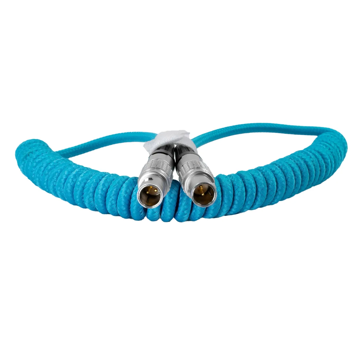 Kondor Blue LEMO to LEMO 2-Pin Coiled Power Cable for ARRI to Teradek
