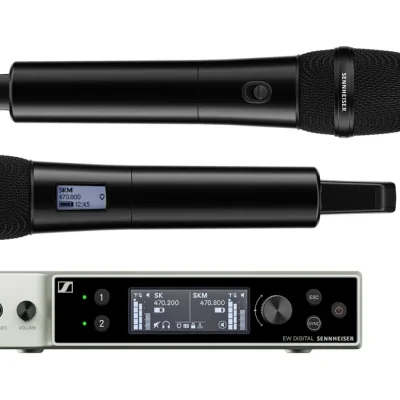Sennheiser EW-DX 835-S SET Digital Wireless System with Two Handheld Mics & MMD 835 Capsules (S4-10)