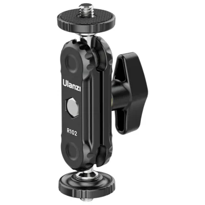 Ulanzi R102 Dual Ball Head Magic Arm with 1/4″ Mounts