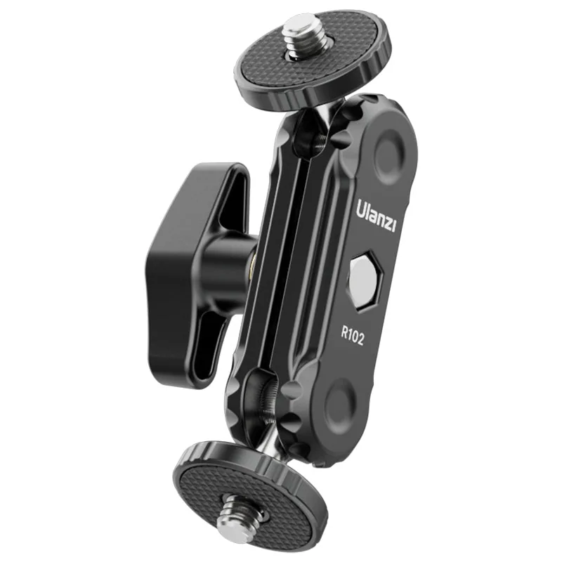 Ulanzi R102 Dual Ball Head Magic Arm with 1/4″ Mounts