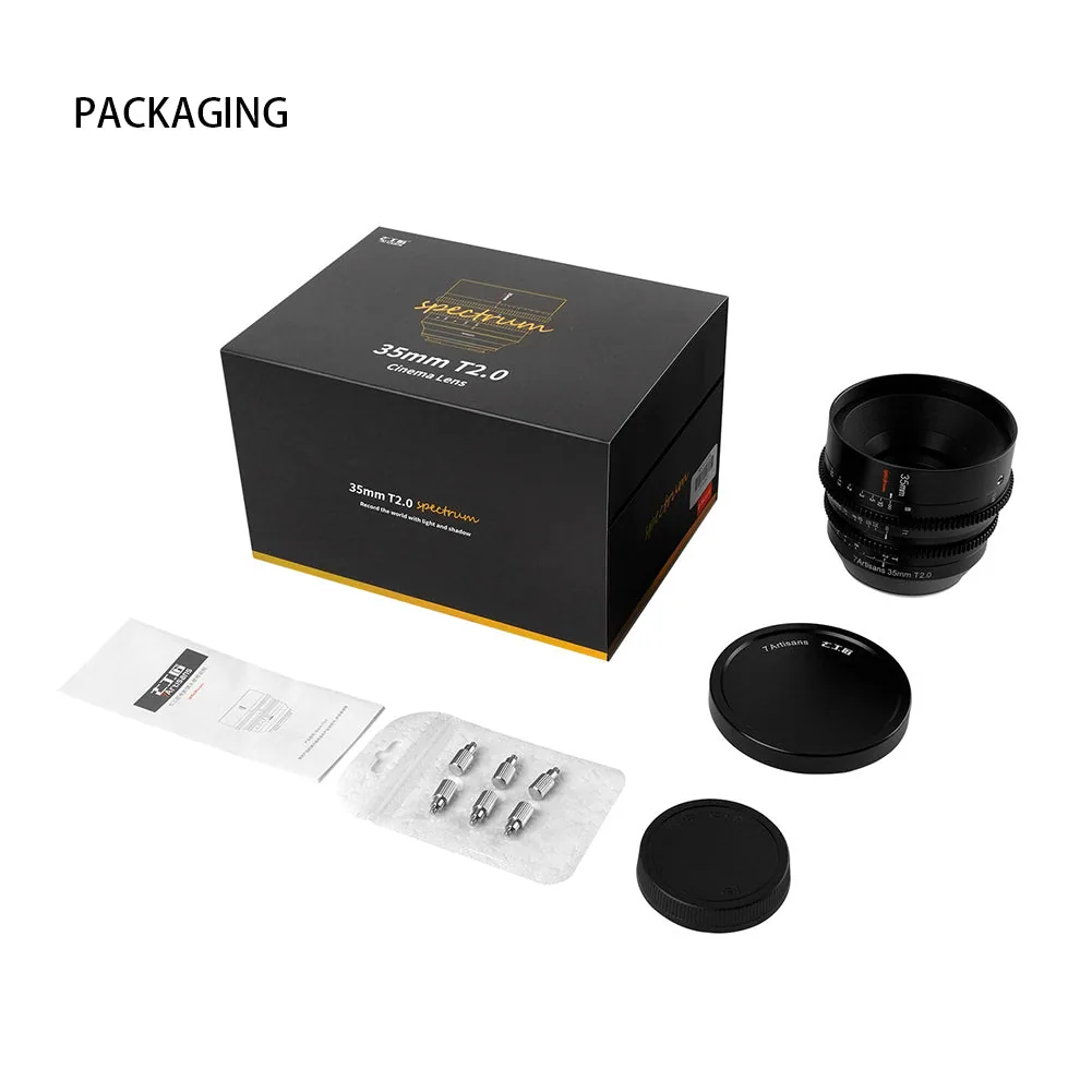 7artisans Photoelectric 35mm T2.0 Spectrum Prime Cine Lens (L Mount)