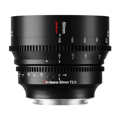 7Artisans 50mm T2.0 Spectrum Prime Cine Lens (E Mount)