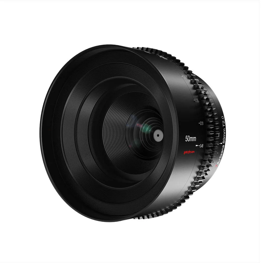 7Artisans 50mm T2.0 Spectrum Prime Cine Lens (E Mount)