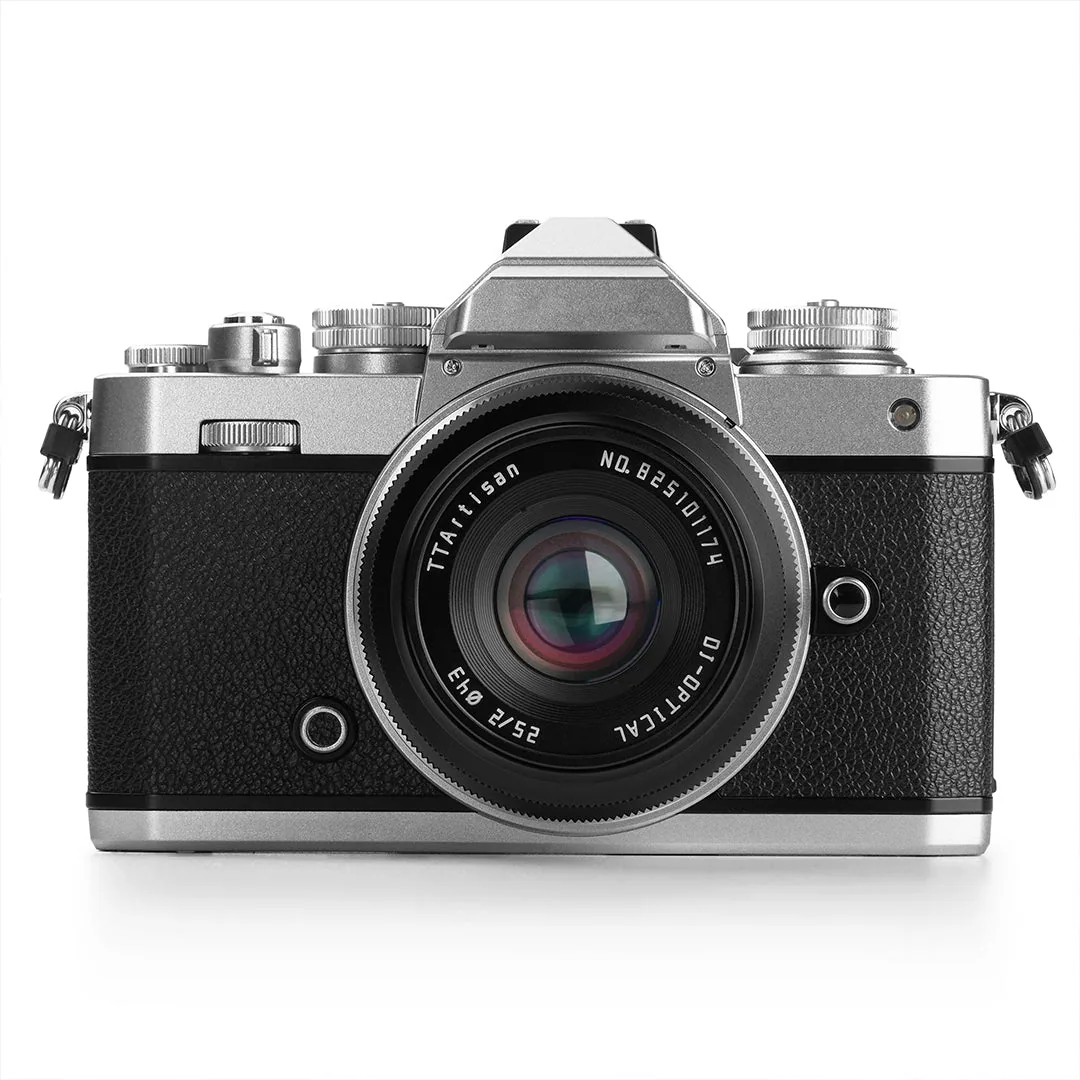 TTArtisan APS-C 25mm F2 Lens (Fujifilm X, Black)