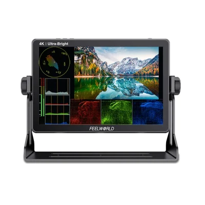 FeelWorld LUT11S 10.1″ 4K Ultra-Bright Touchscreen Monitor with Loop-Through HDMI and 3G SDI